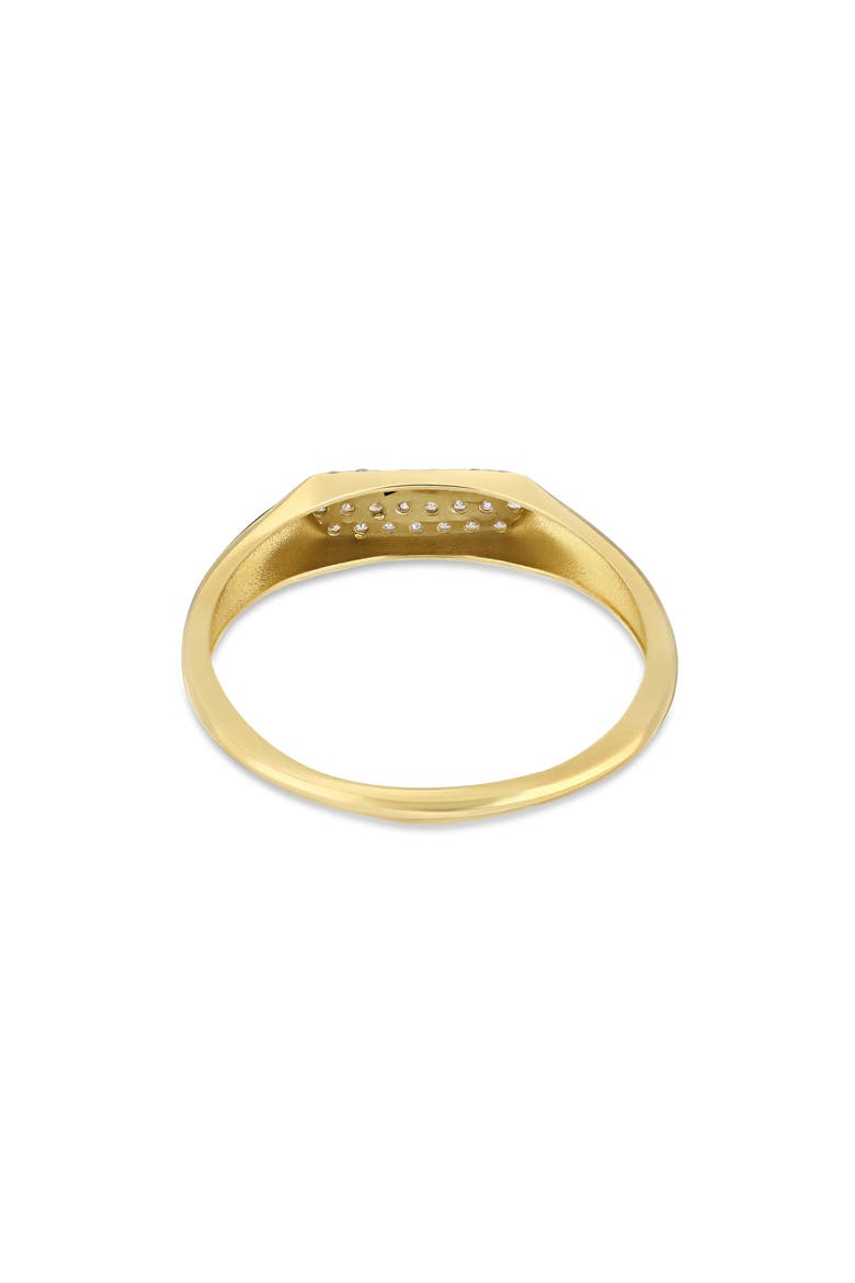 Icon 18K Yellow Gold Pavé Diamond Ring, Alternate, color, 18K YELLOW GOLD