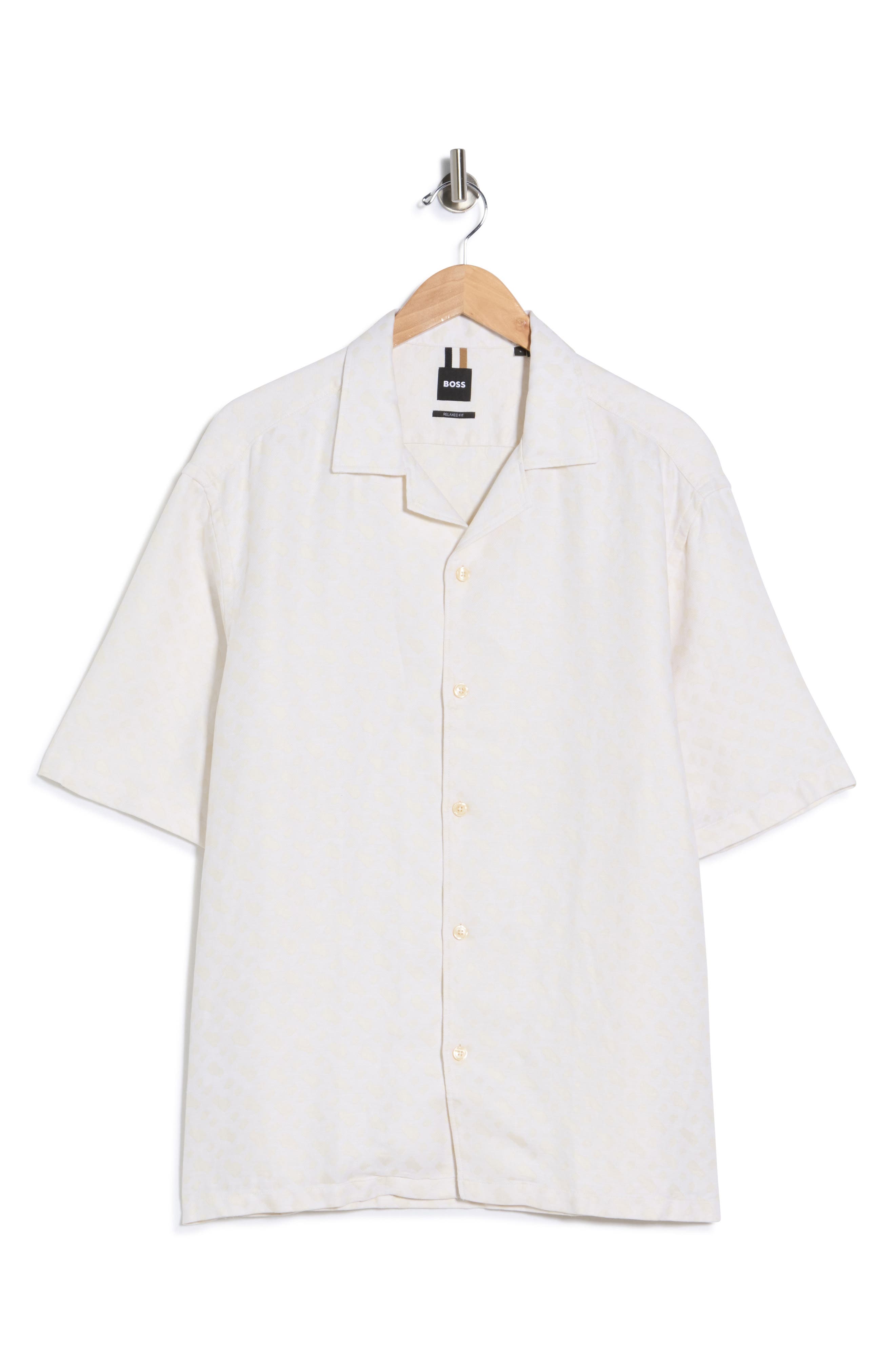 BOSS C-Lars Relaxed Fit Camp Shirt