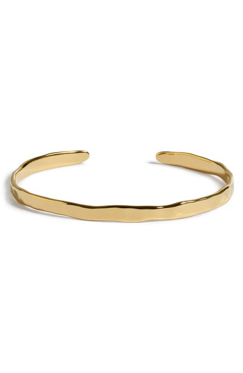 Monica Vinader Siren Muse Slim Cuff Bracelet in 18K Gold Vermeil at Nordstrom, Size Large
