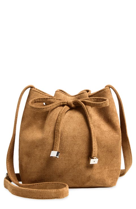 Kids' Suede Bucket Bag