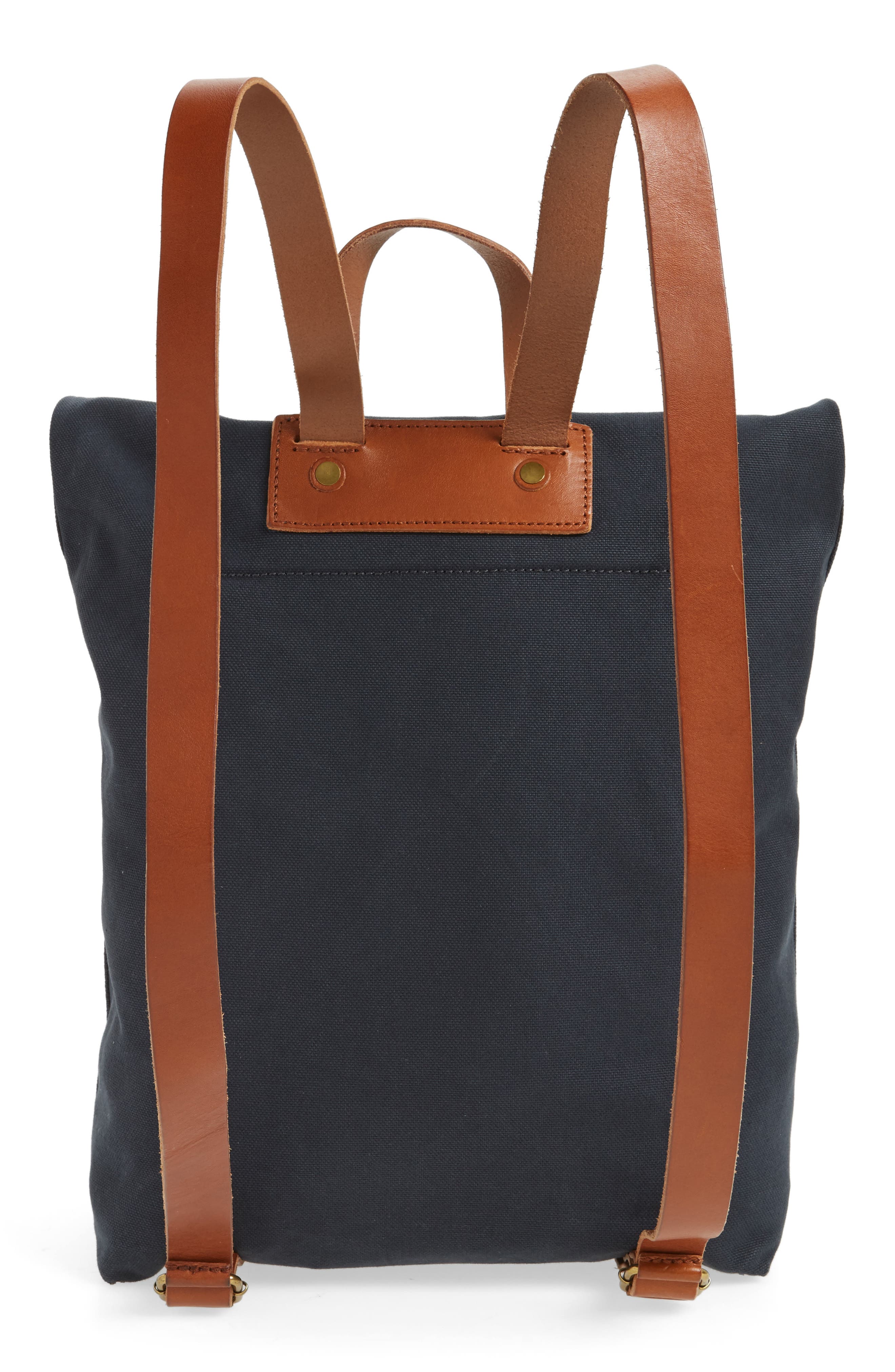 Madewell The Canvas Foldover Backpack, Alternate, color, 