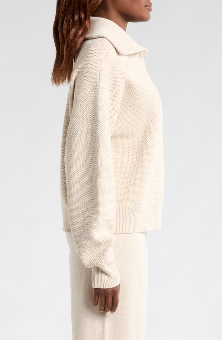 Lunya Cottonsilk<sup>™</sup> Organic Cotton Blend Half Zip Pullover, Alternate, color, 