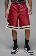 Jordan Air Jordan Faux Leather Diamond Shorts