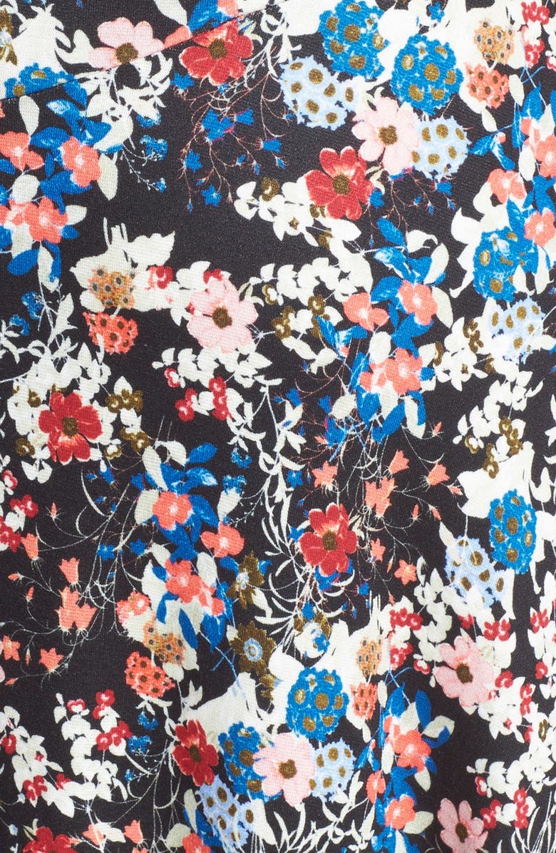 Erdem 'Valentina' Floral Print Jersey Gown, Alternate, color, 
