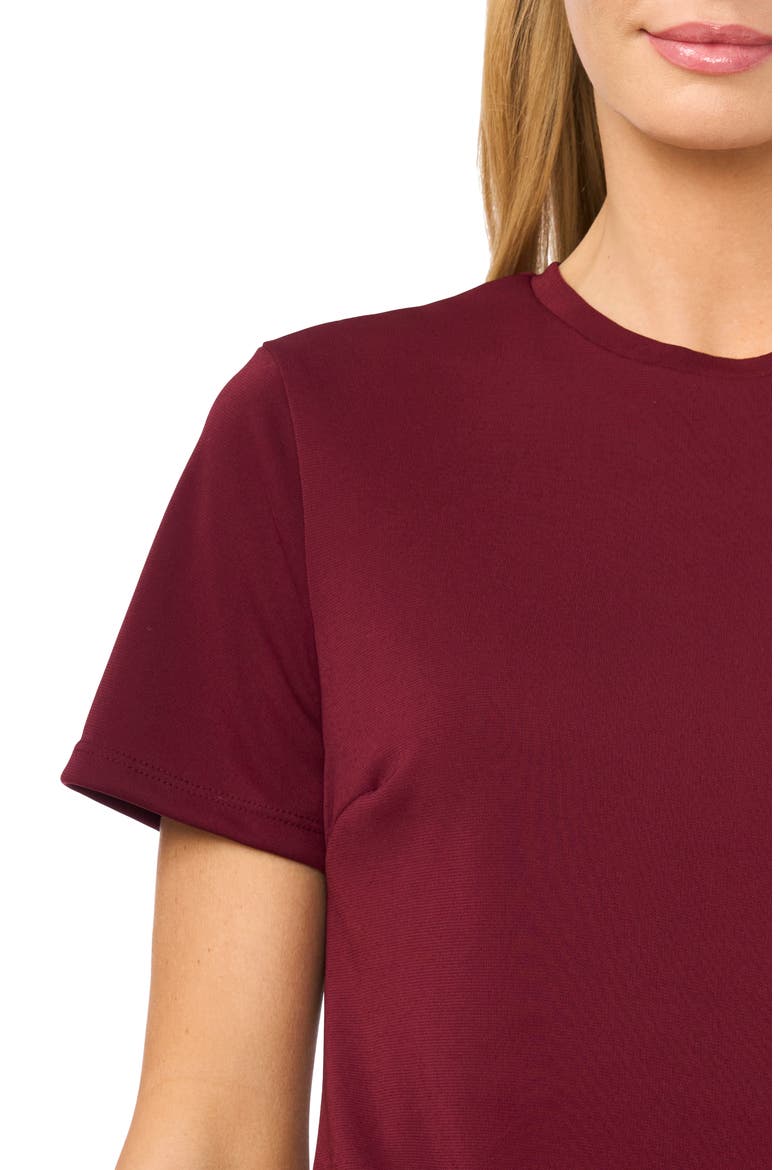 Crewneck T-Shirt, Alternate, color, CRISP MERLOT