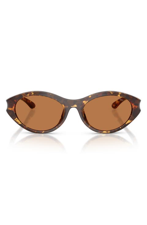 53mm Oval Sunglasses