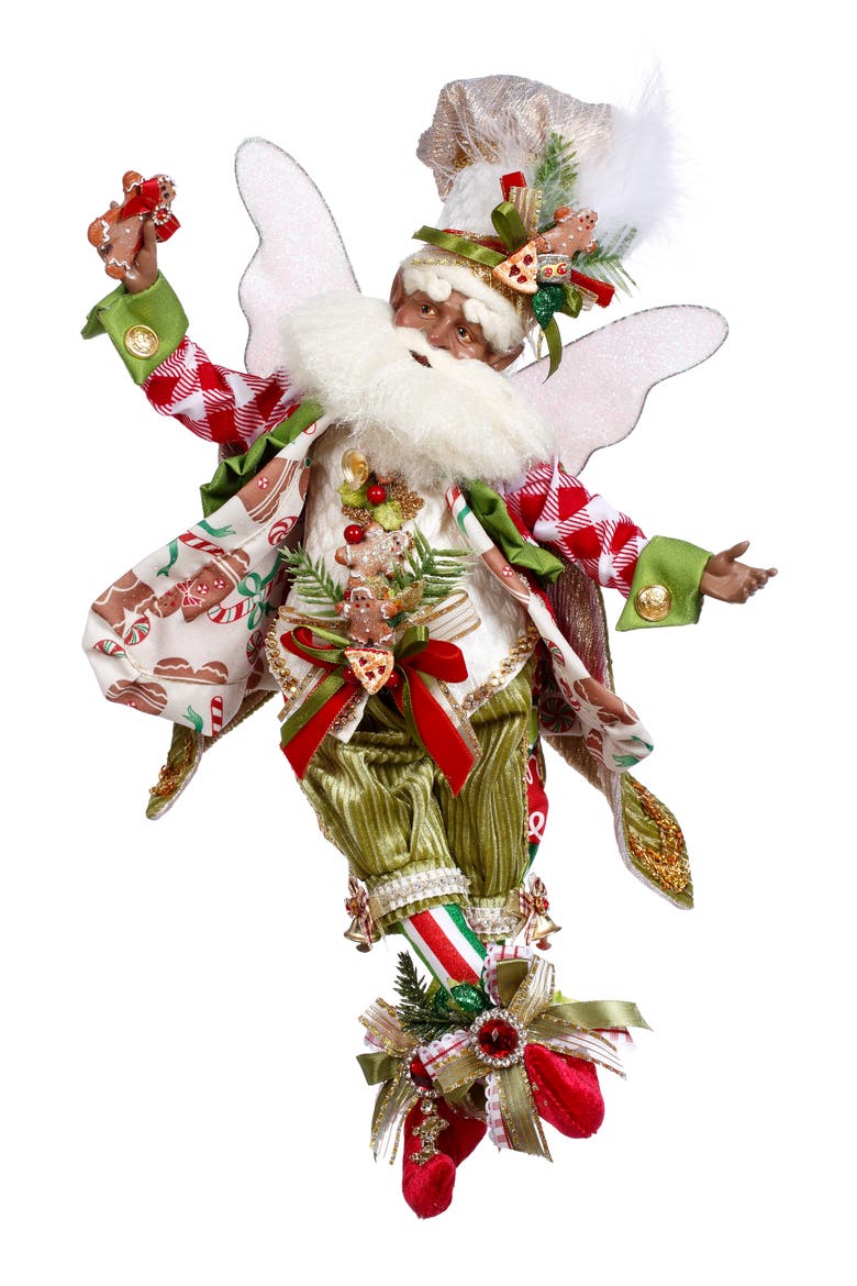African American Cookie for Santa Fairy, Medium, Main, color, Red
