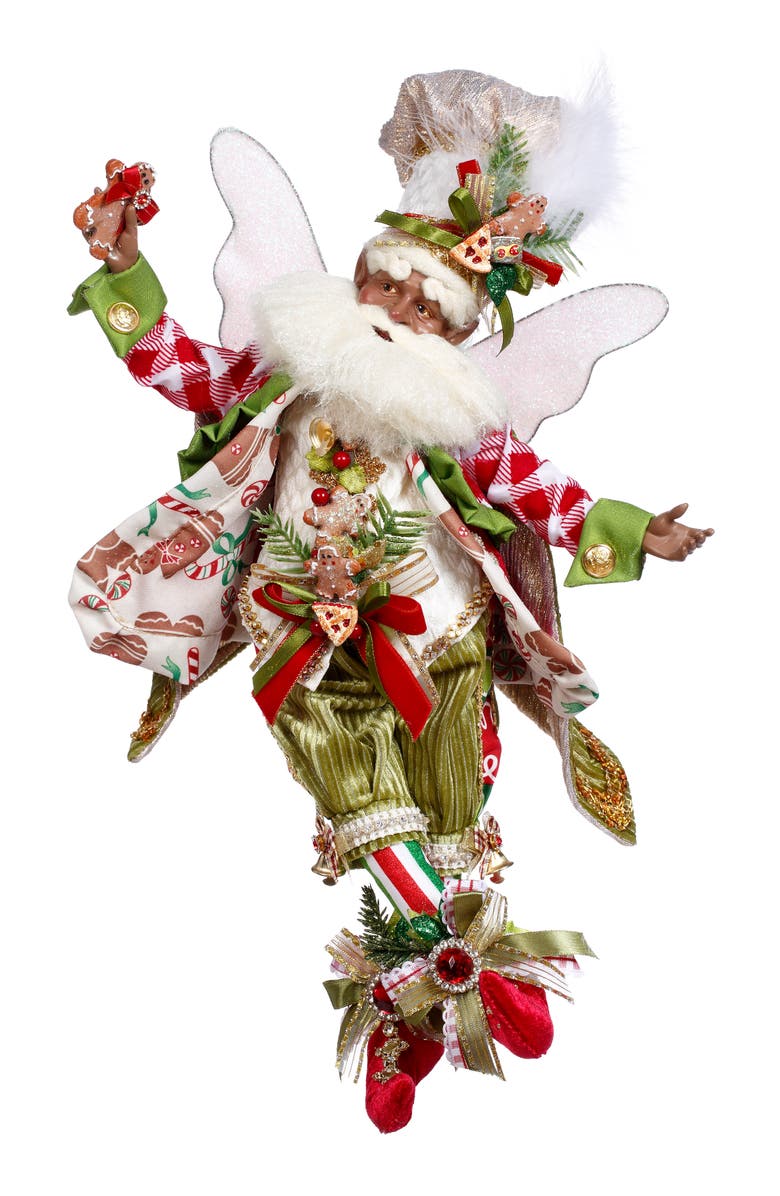 Mark Roberts African American Cookie for Santa Fairy, Medium, Main, color, Red