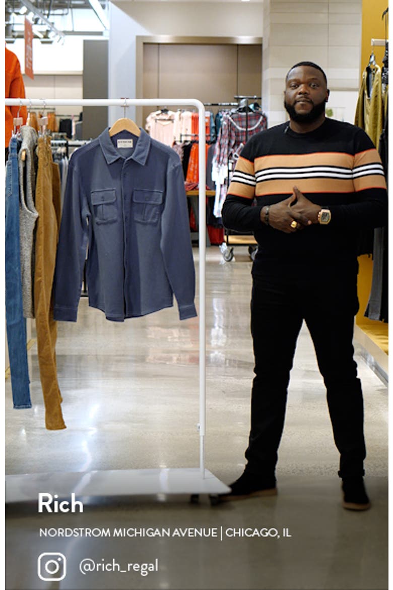Tailored Terry Shirt Jacket video
