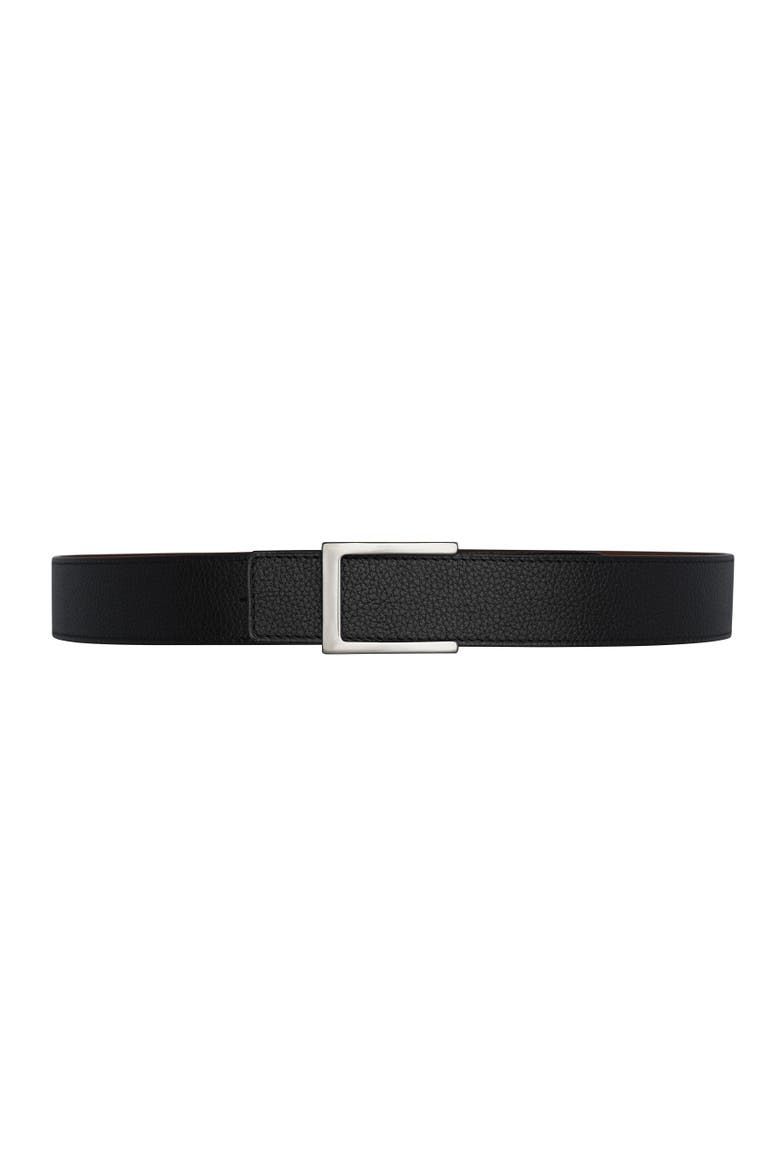 Le Galant Leather Belt, Main, color, Black