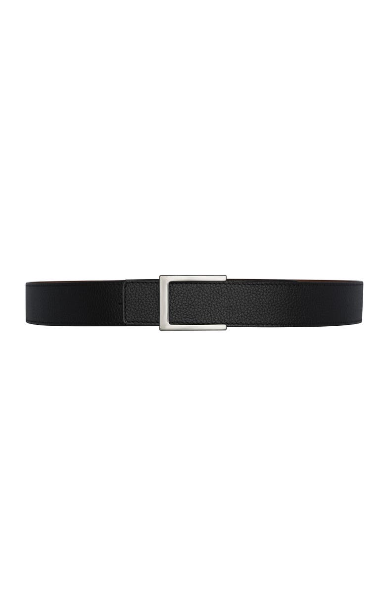 Vaincourt Paris Le Galant Leather Belt, Main, color, Black