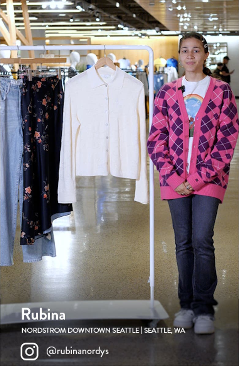 Floral Jacquard Button-Up Shirt, sales video thumbnail