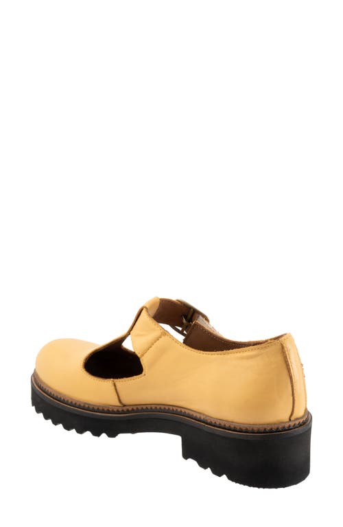 Bueno Abigail Mary Jane Loafer In Mustard