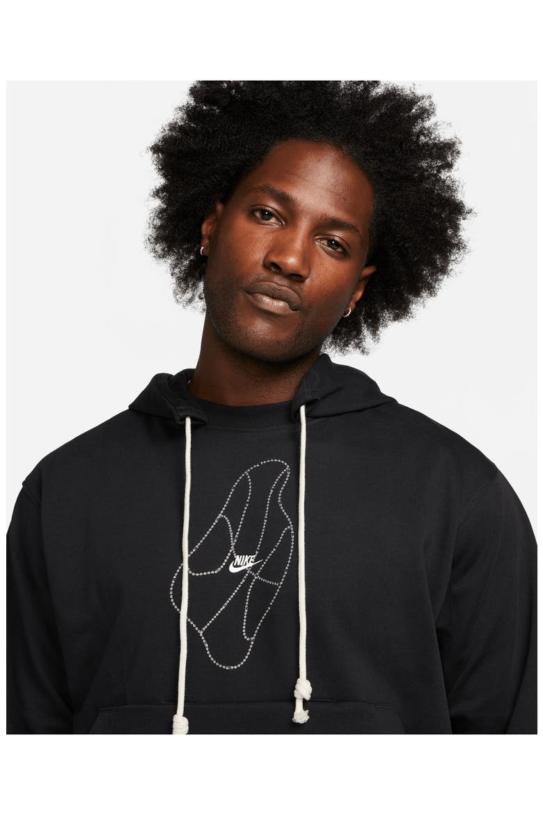Dri-FIT Standard Issue Full Zip Hoodie, Alternate, color, BLACK/ SUMMIT WHITE