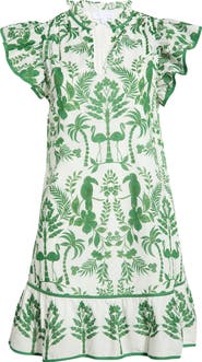 SUGARLIPS Davina Floral Egga Shift Minidress