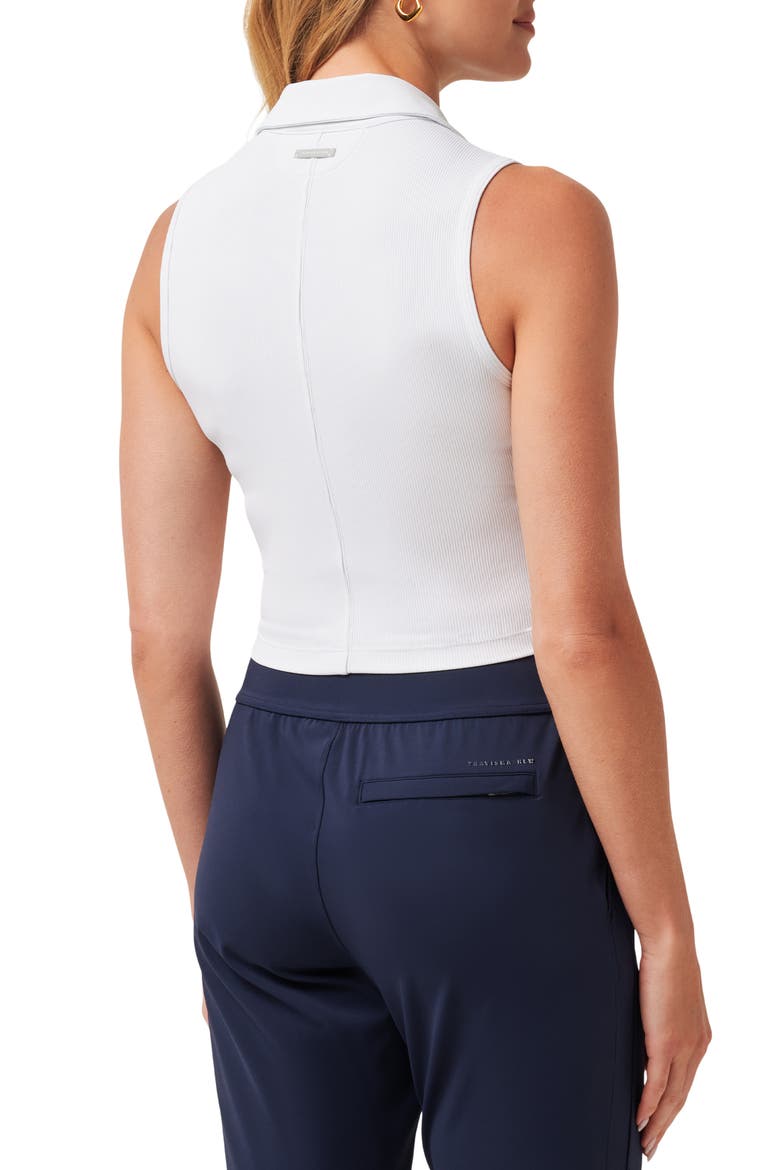 Moveknit Zip Crop Top, Alternate, color, WHITE