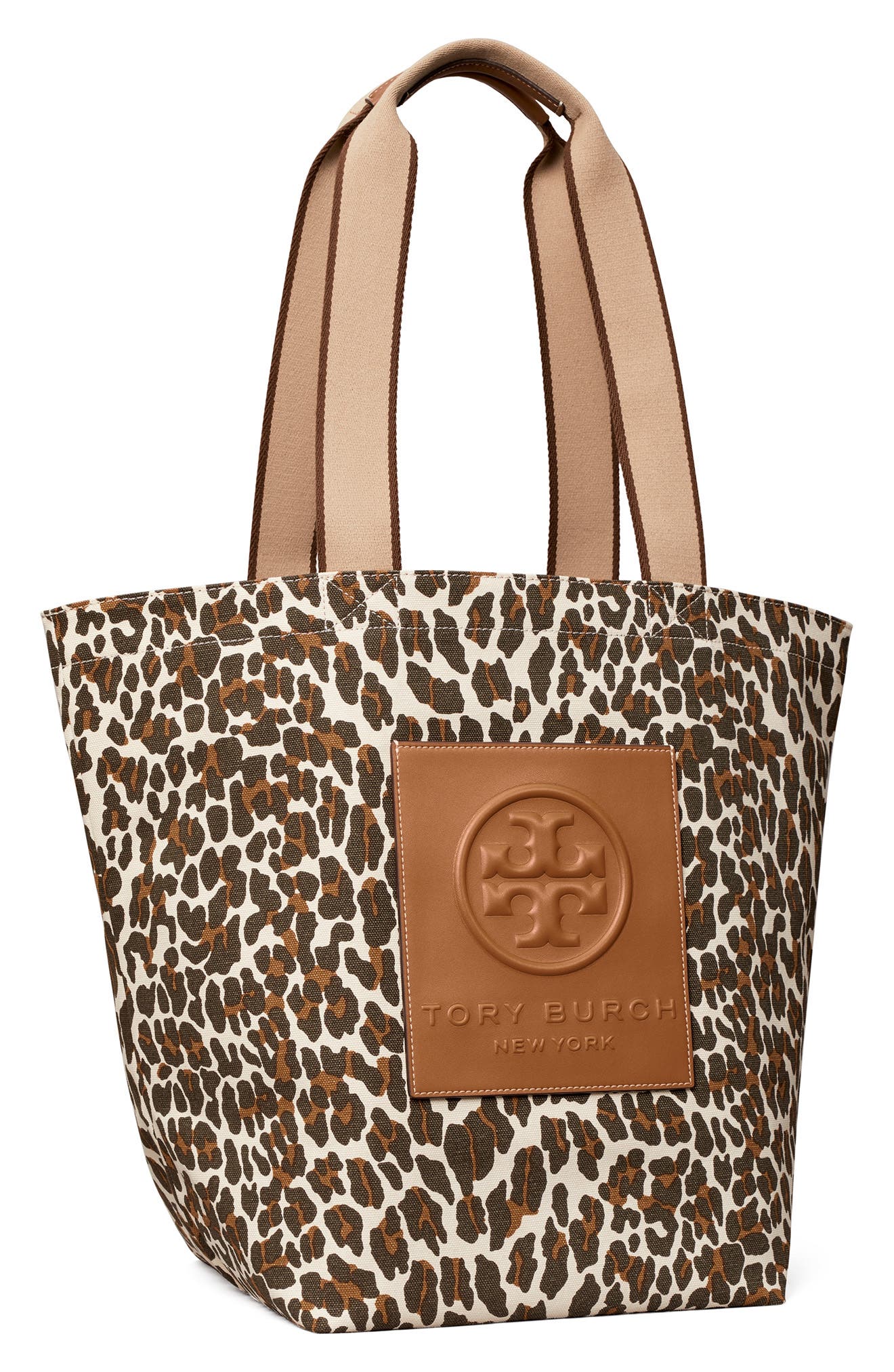 Tory Burch Gracie Print Canvas Tote, Alternate, color, 
