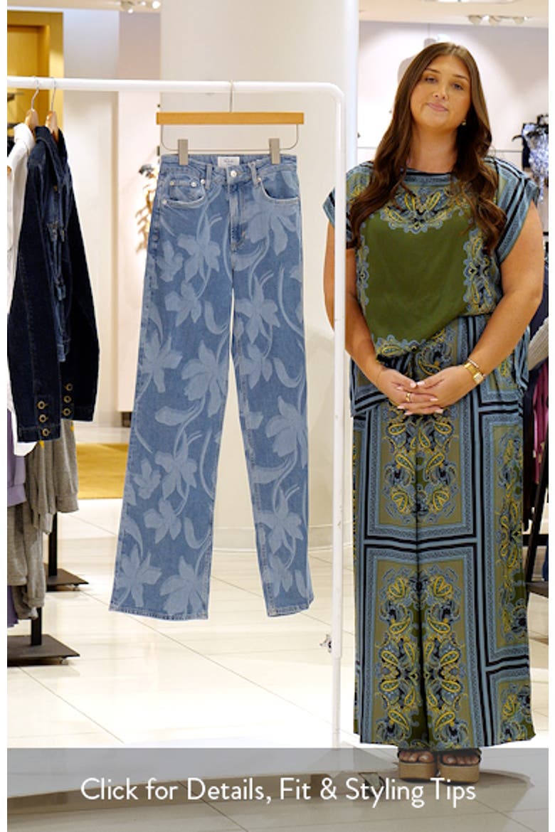 Getty High Waist Wide Leg Jeans video
