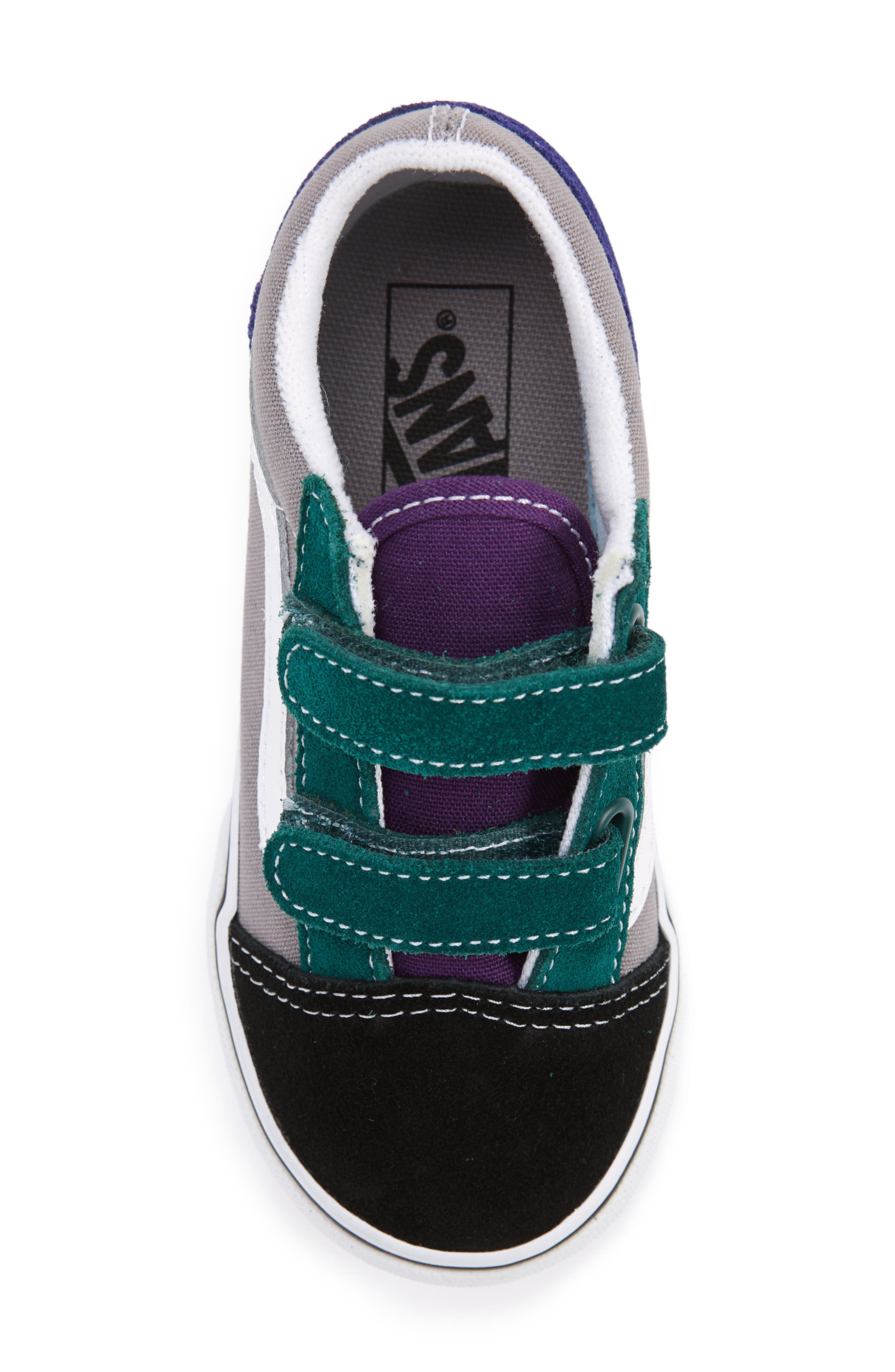 Old Skool Sneaker, Alternate, color, MULTI/ TRUE WHITE