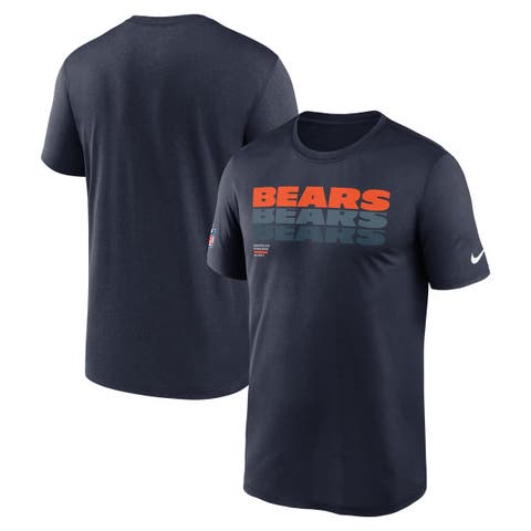 Men's Nike Navy Chicago Bears Sideline Legend Performance T-Shirt