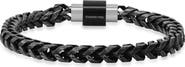STEELTIME Men's Oxidized Chain Bracelet