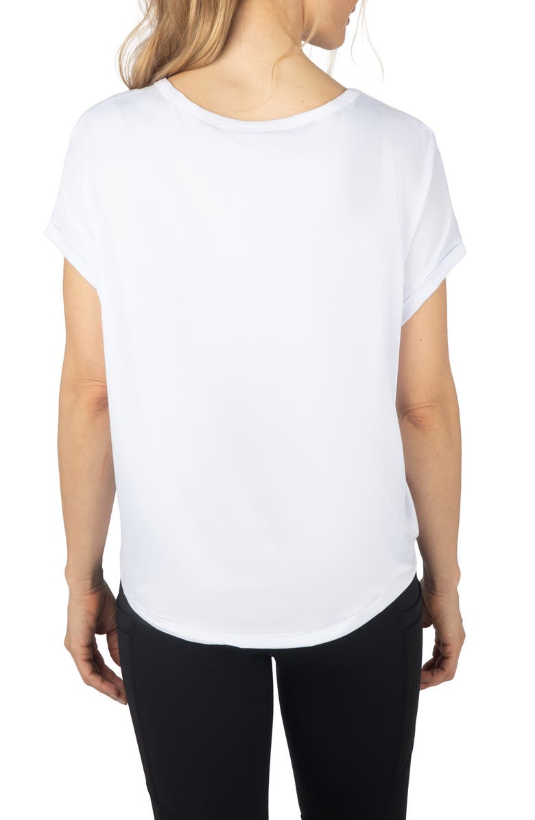 90 DEGREE BY REFLEX Beverly Supersoft 2-Pack Roll Cuff T-Shirt, Alternate, color, Pink Lavender/ White