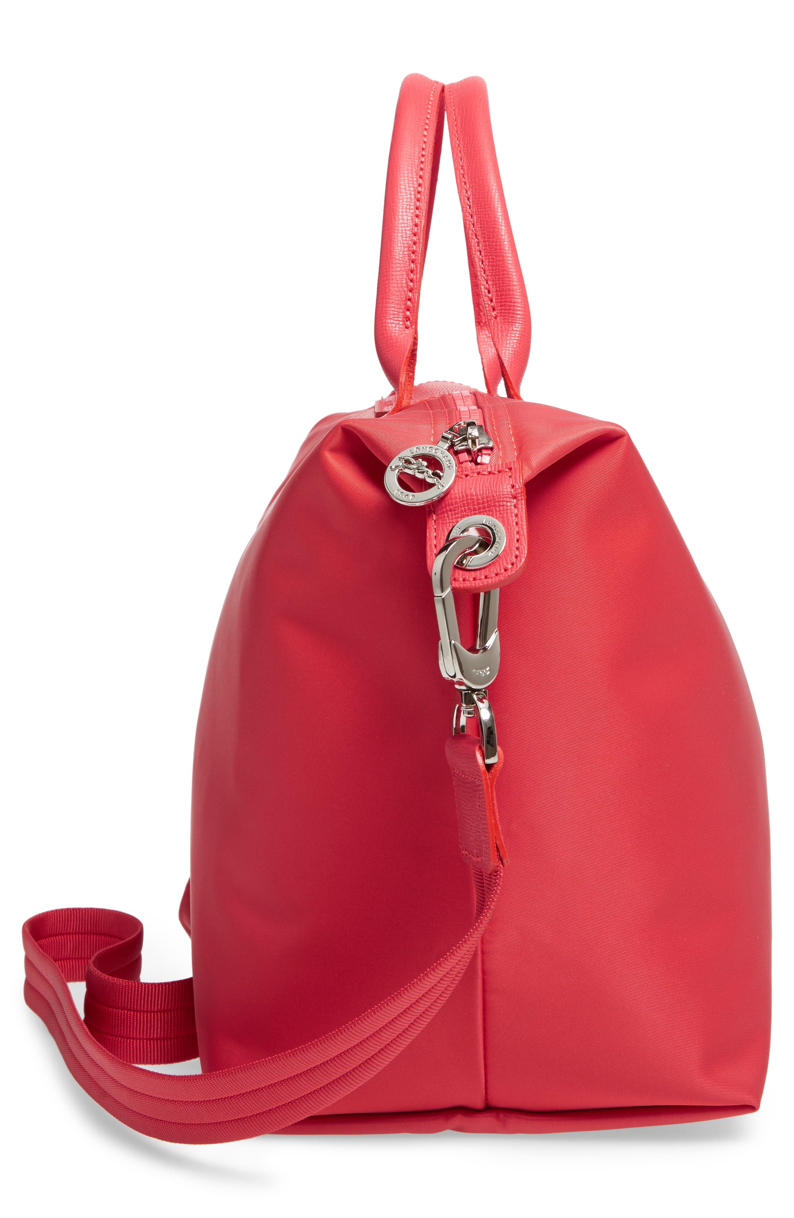 'Small Le Pliage Neo' Nylon Tote, Alternate, color, RASPBERRY