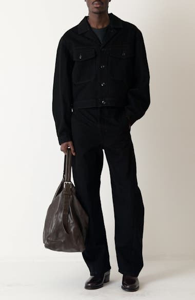 ジャケット・アウター Lemaire Black Denim Trucker Jacket LEMAIRE - BLACK TRUCKER JACKET – LE LABO STORE