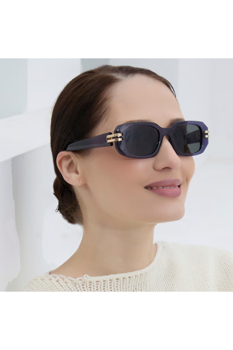 The Monaco Sunglasses, Alternate, color, Purple