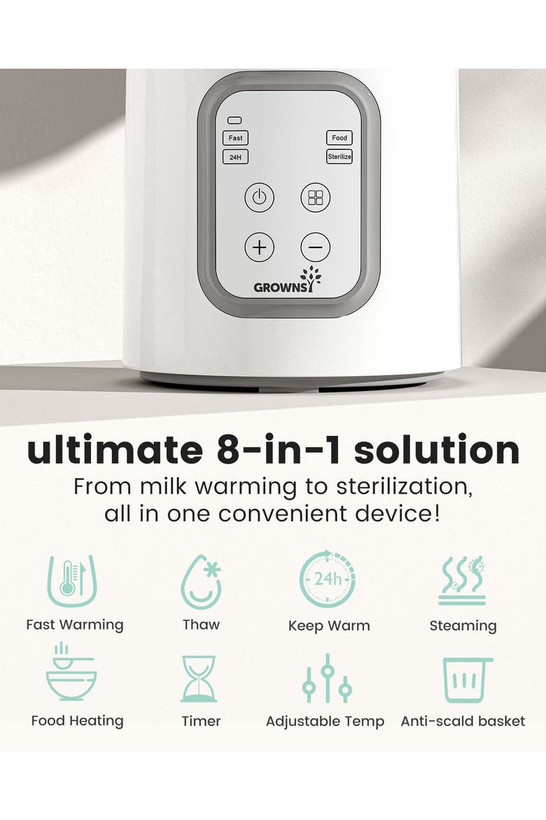 Baby Bottle Warmer, Alternate, color, Grey