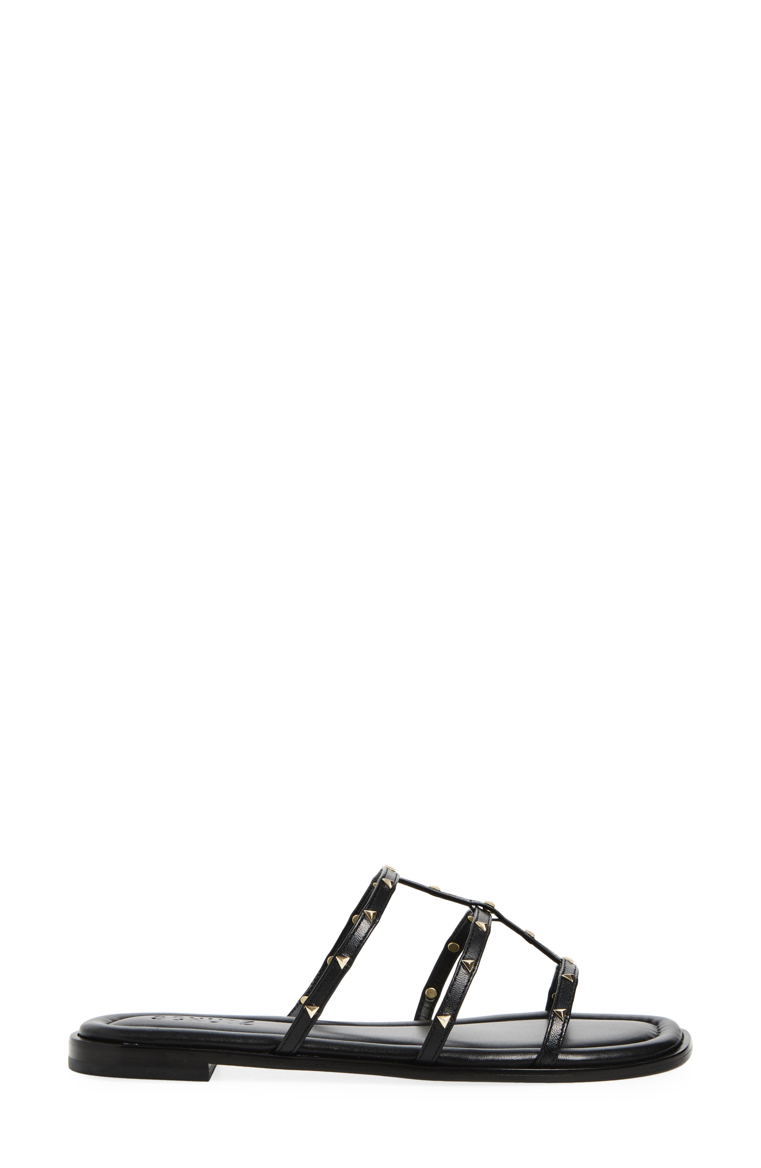 Schutz Lydia Caged Sandal, Alternate, color, Black