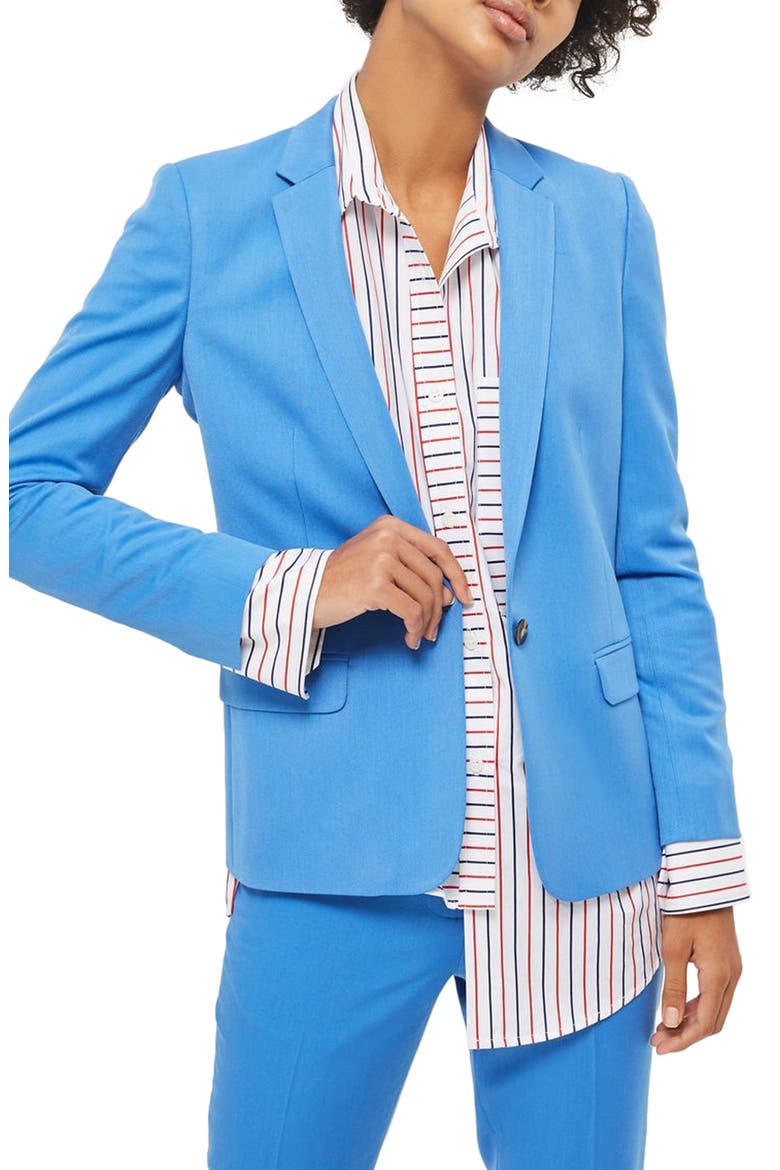 Tailored Suit Jacket, Main, color, BLUE
