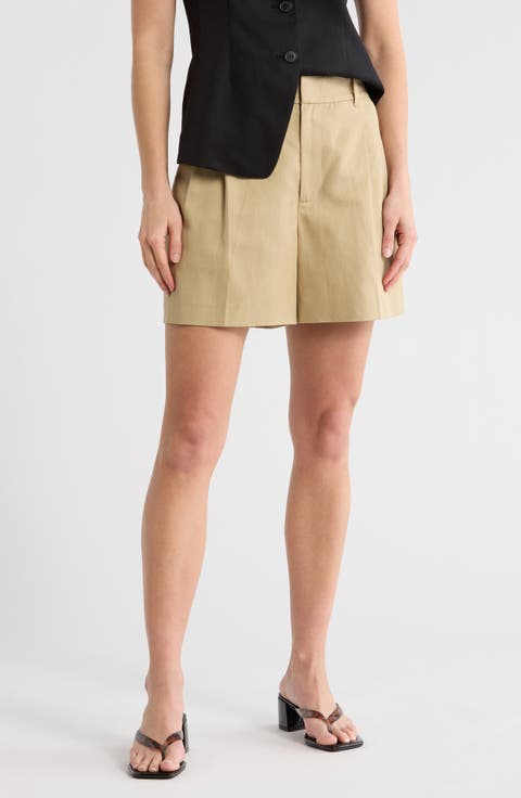 The Harlow Shorts in Drapey Twill