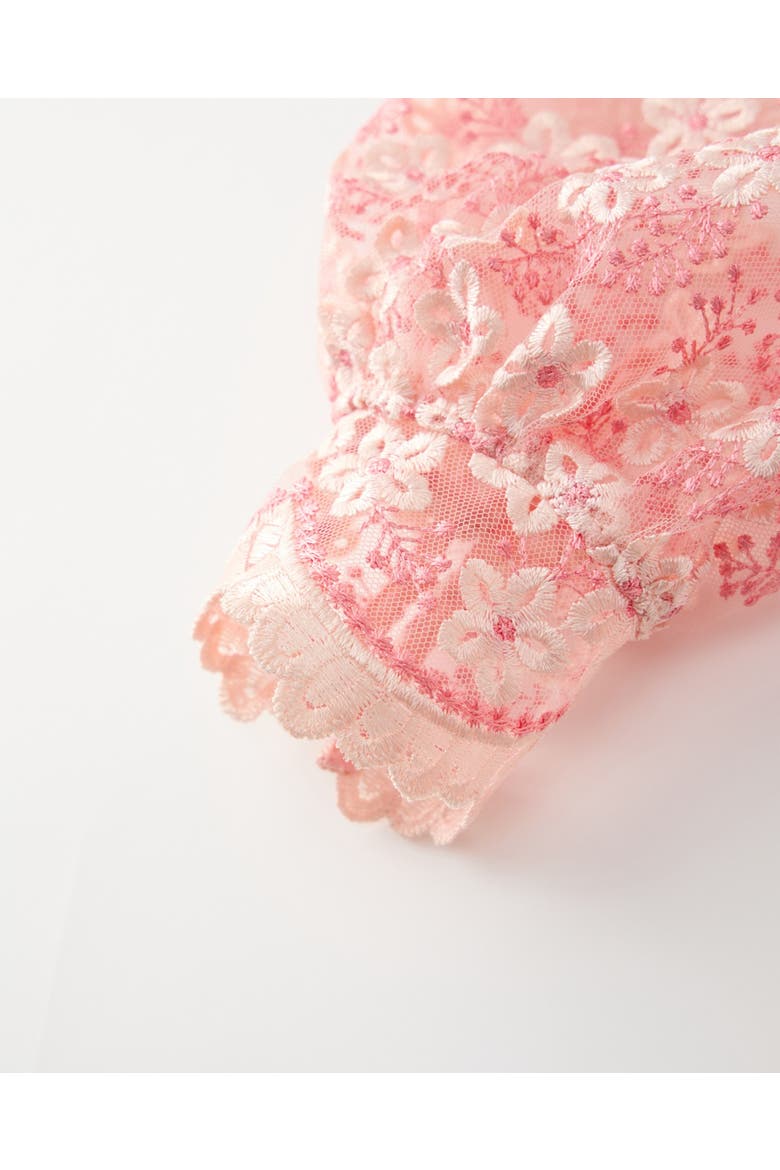 Julia Embroidered Mini Dress, Alternate, color, Peach