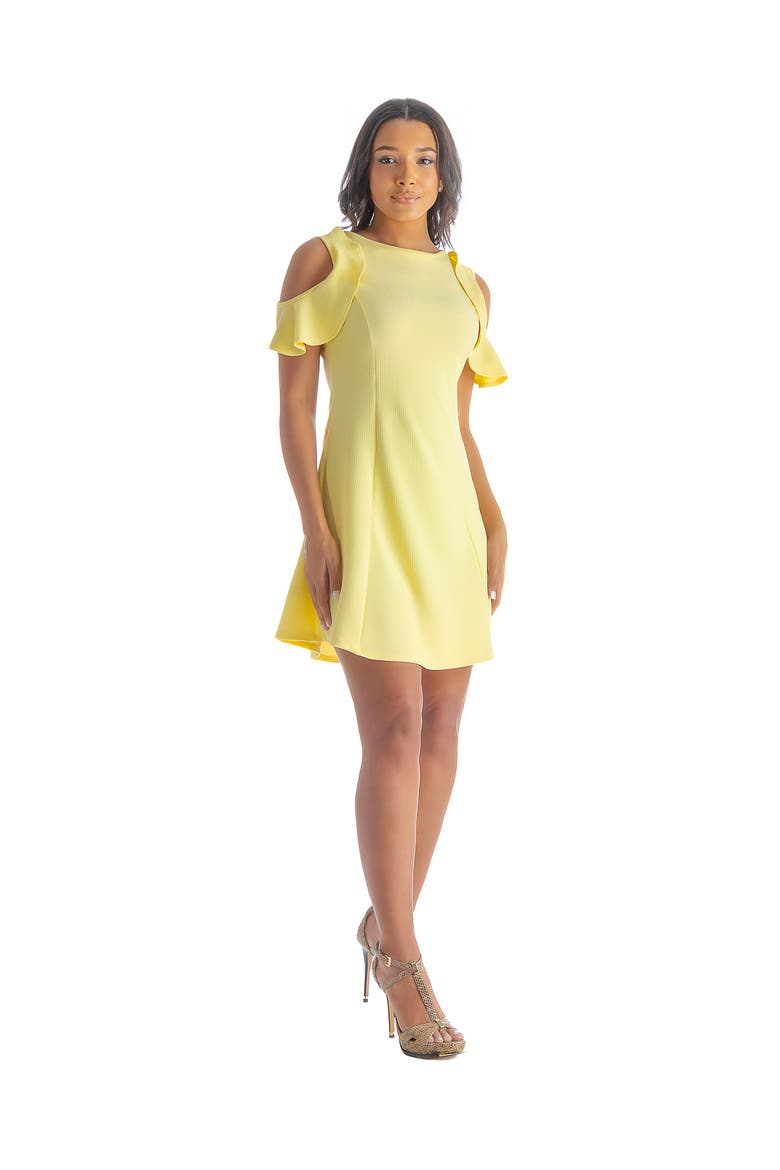 Sleeveless Maxi Dress with Belt, Alternate, color, Banana