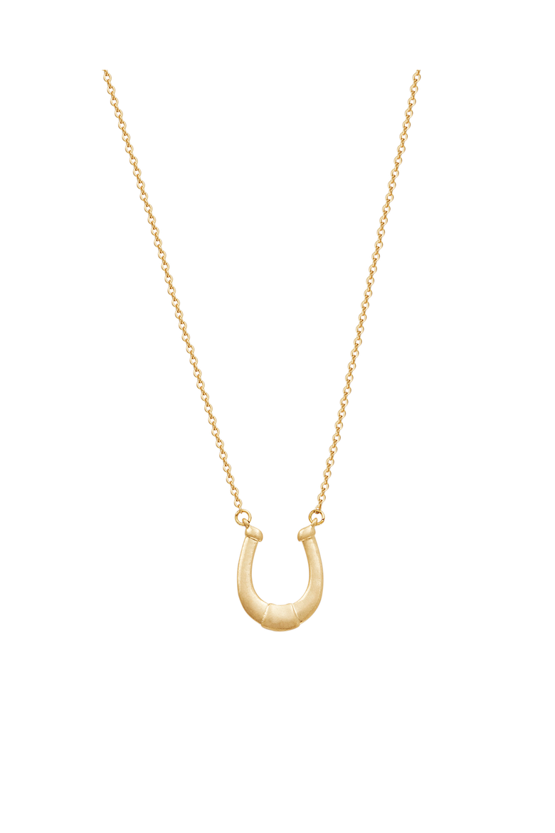 Lucky in Love Necklace, Alternate, color, Gold