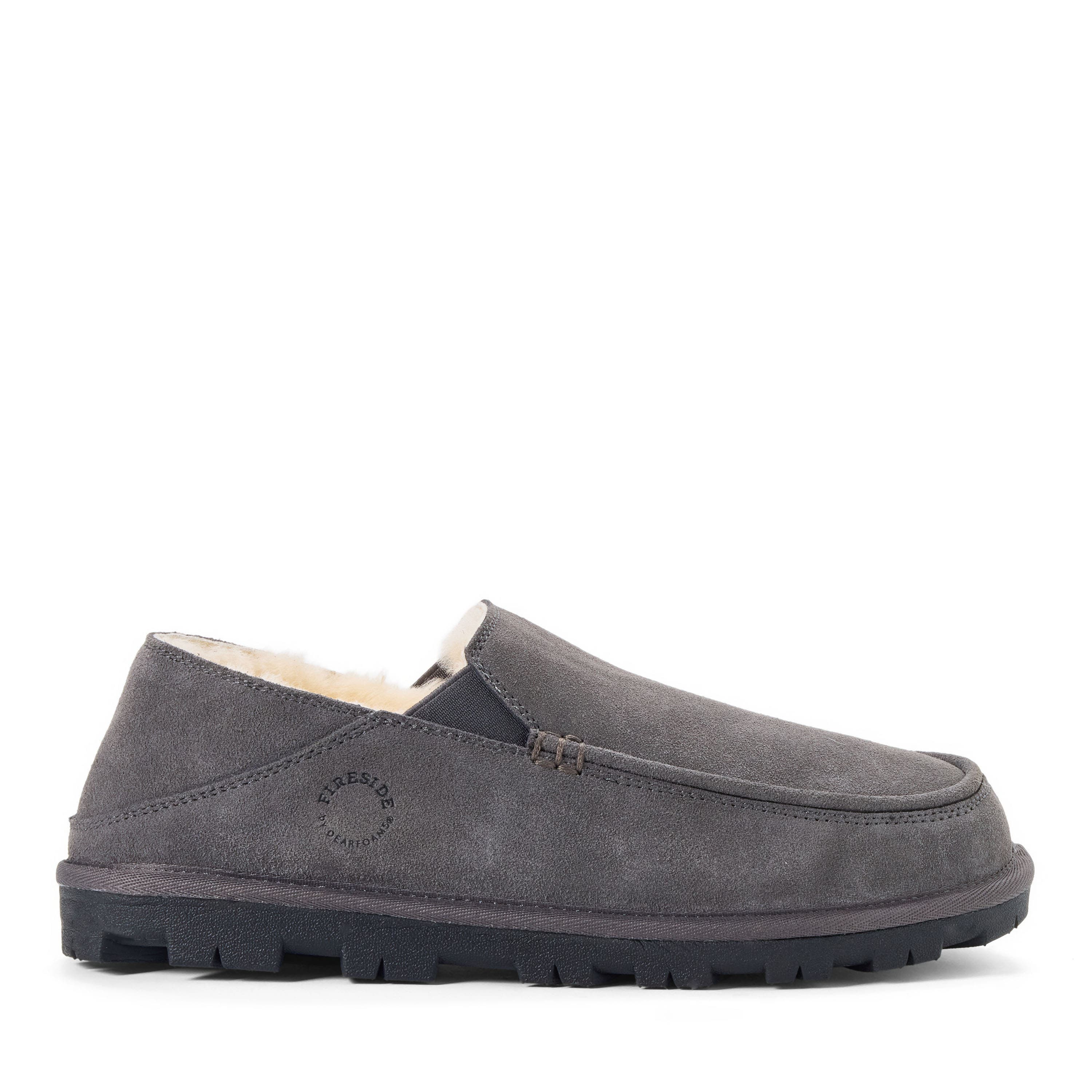 Dearfoams Fireside Shepparton Water Repellent Loafer, Alternate, color, Grey