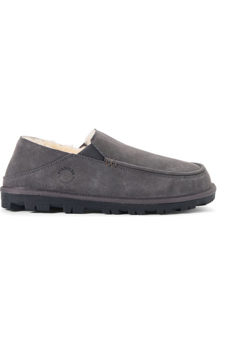 Dearfoams Fireside Shepparton Water Repellent Loafer, Alternate, color, Grey
