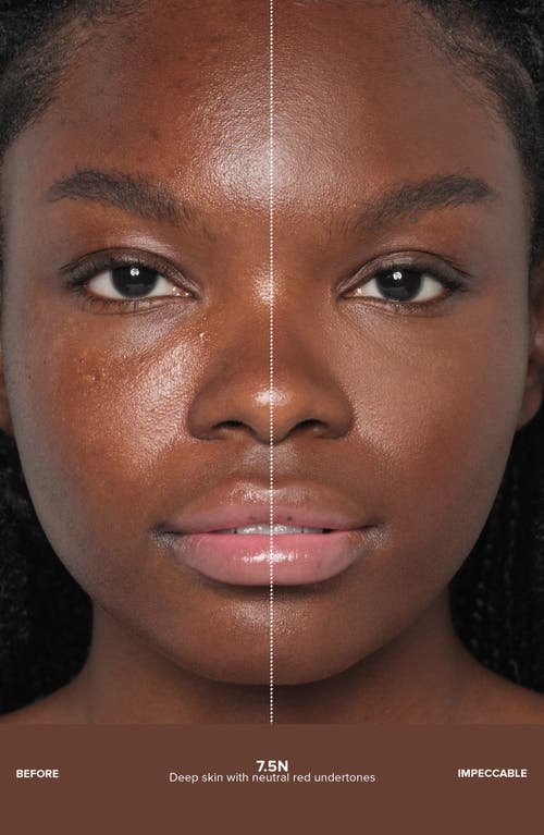 Anastasia Beverly Hills Impeccable Blurring Second-skin Matte Foundation In 7.5n Deep Neutral Red