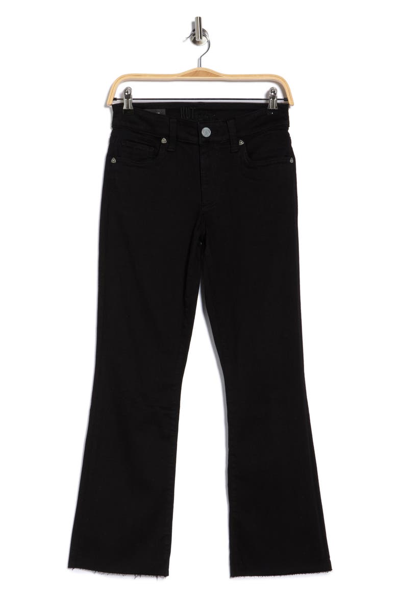 Nikki Mid Rise Ankle Jeans, Alternate, color, BLACK