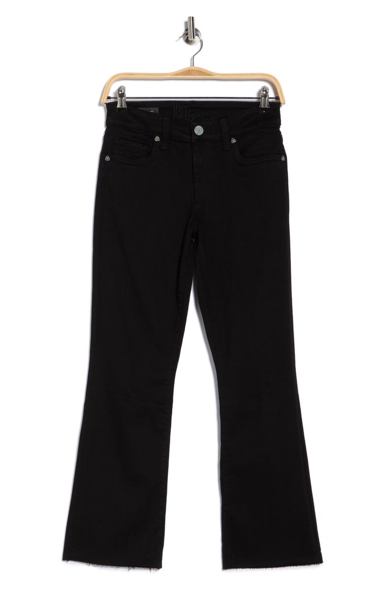 KUT from the Kloth Nikki Mid Rise Ankle Jeans, Main, color, Black