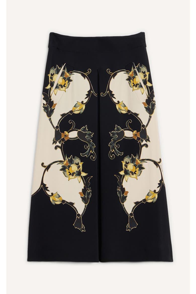 Santa Monica Skirt, Alternate, color, Buttercup Placée Black