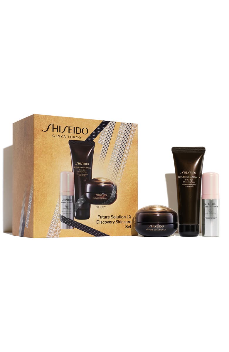 Shiseido Future Solution LX Discovery Skin Care Set USD $305 Value, Main, color,