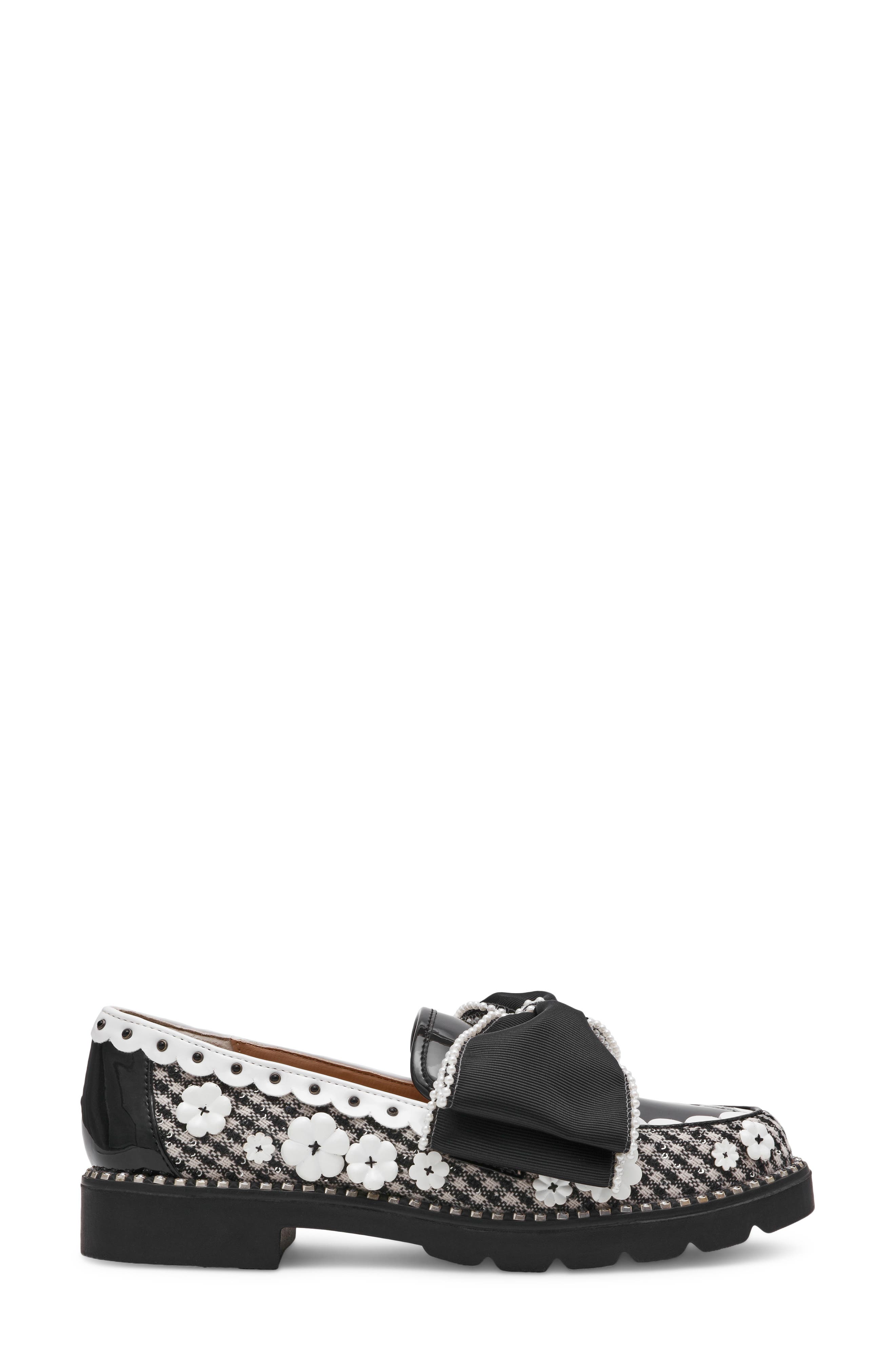 Hurley Gingham Loafer, Alternate, color, BLACK/ WHITE GINGHAM