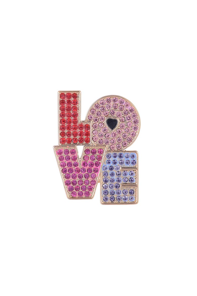 Stone LOVE Pin, Main, color, Red