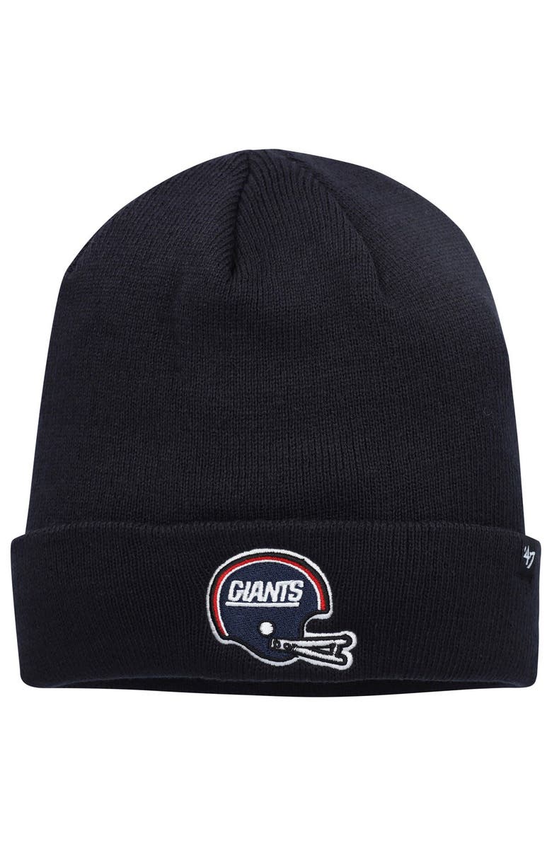 '47 Men's '47 Navy New York Giants Legacy Cuffed Knit Hat, Main, color,