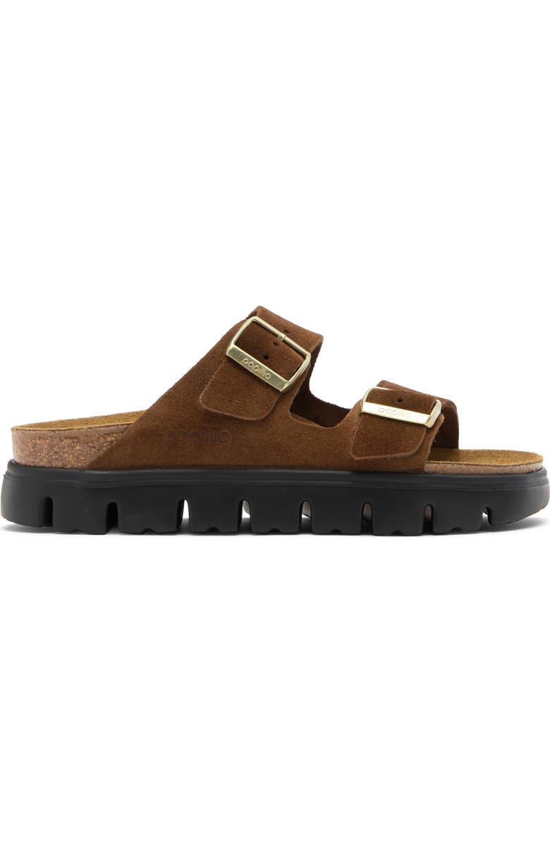 Birkenstock Papillio by Birkenstock Arizona Chunky Sandal, Alternate, color, Brown