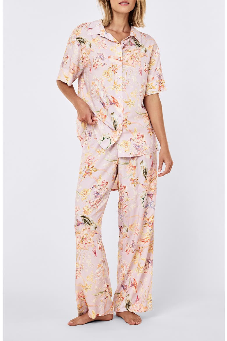 Bailey Floral Print Pajamas, Alternate, color, SOFT LAVENDER