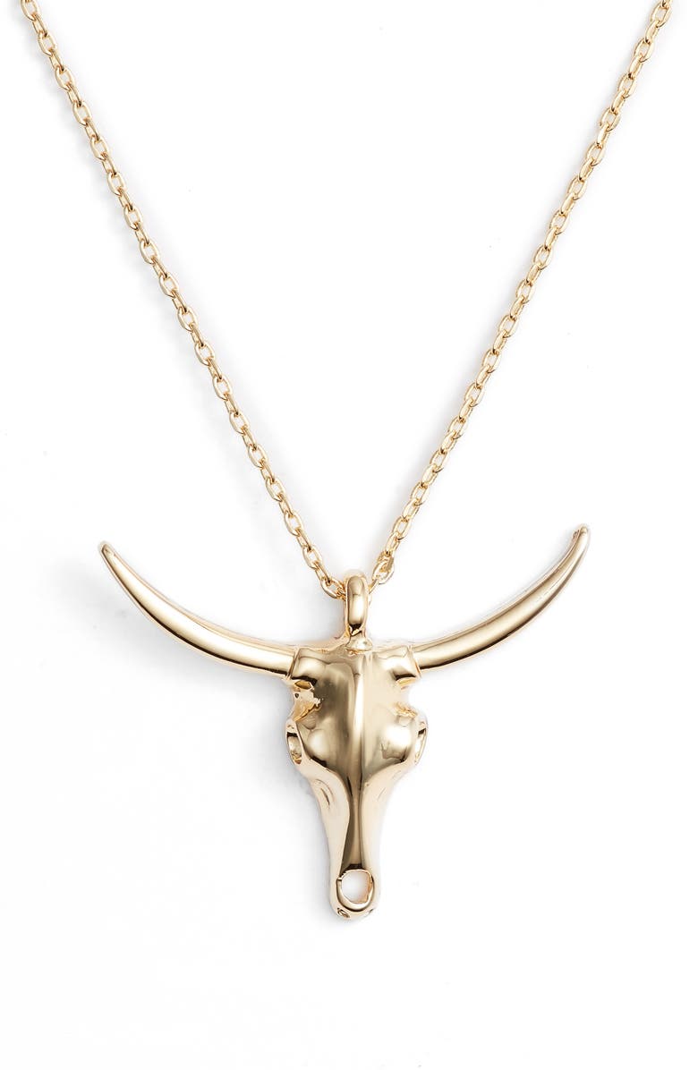 Uncommon James by Kristin Cavallari Uncommon James Fighter Pendant Necklace, Main, color, 