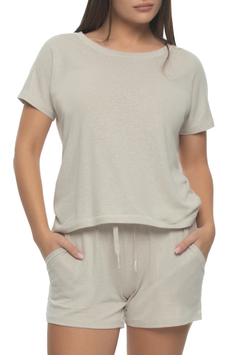 Lauren Short Pajamas, Main, color, PUMICE STONE